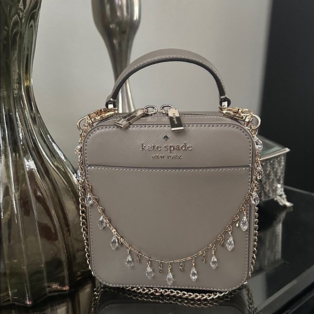 Kate Spade Beige Mini Crossbody Bag